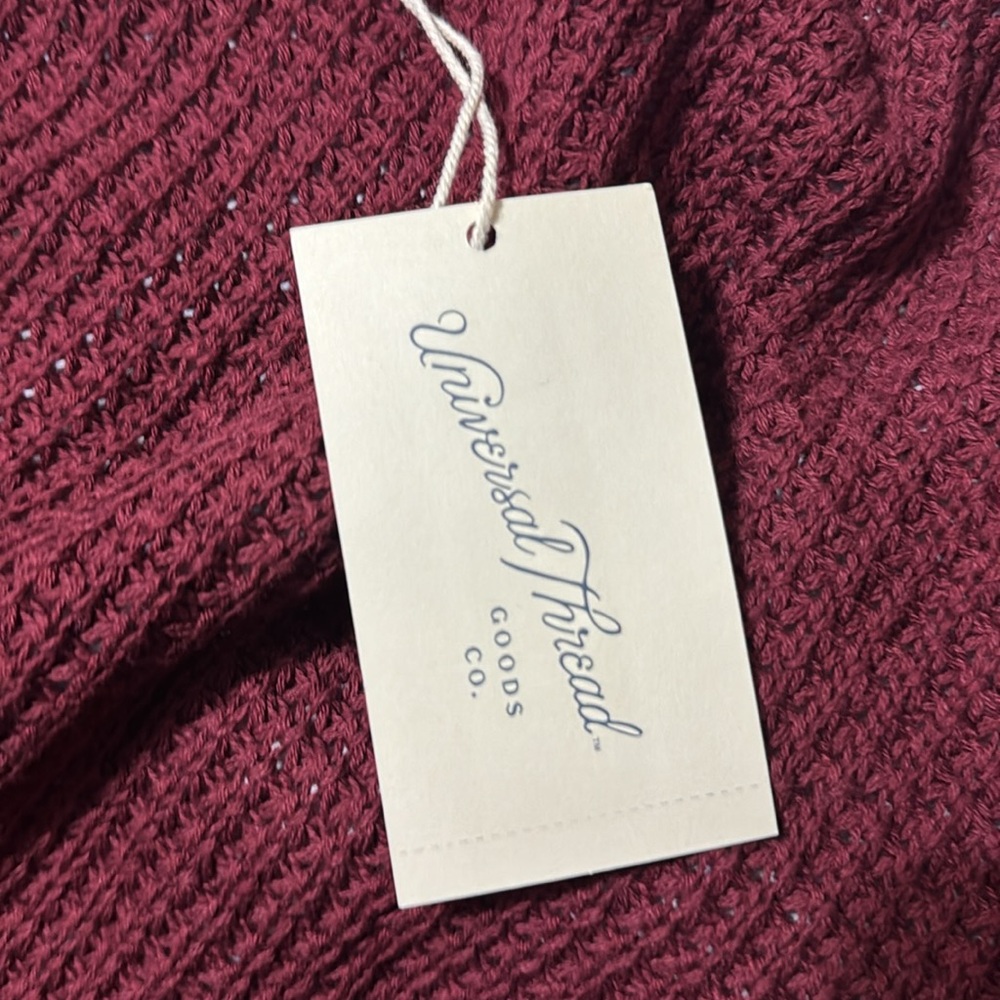 Universal Threads Chunky Knit Varsity Cardigan NWT - Picture 8 of 8